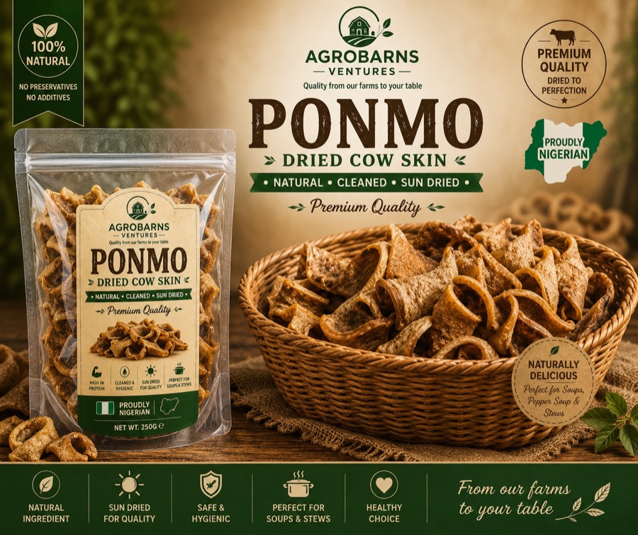 Dried Cow Skin (Ponmo)